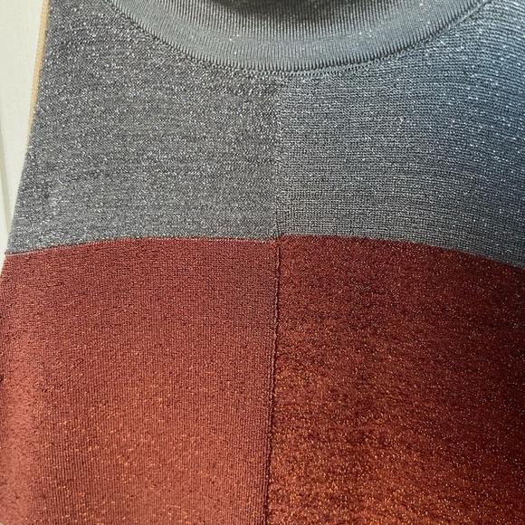 NWT PARKER Knit Verlee Dress metallic Halter Bodycon Dress Sz Small - Picture 4 of 14